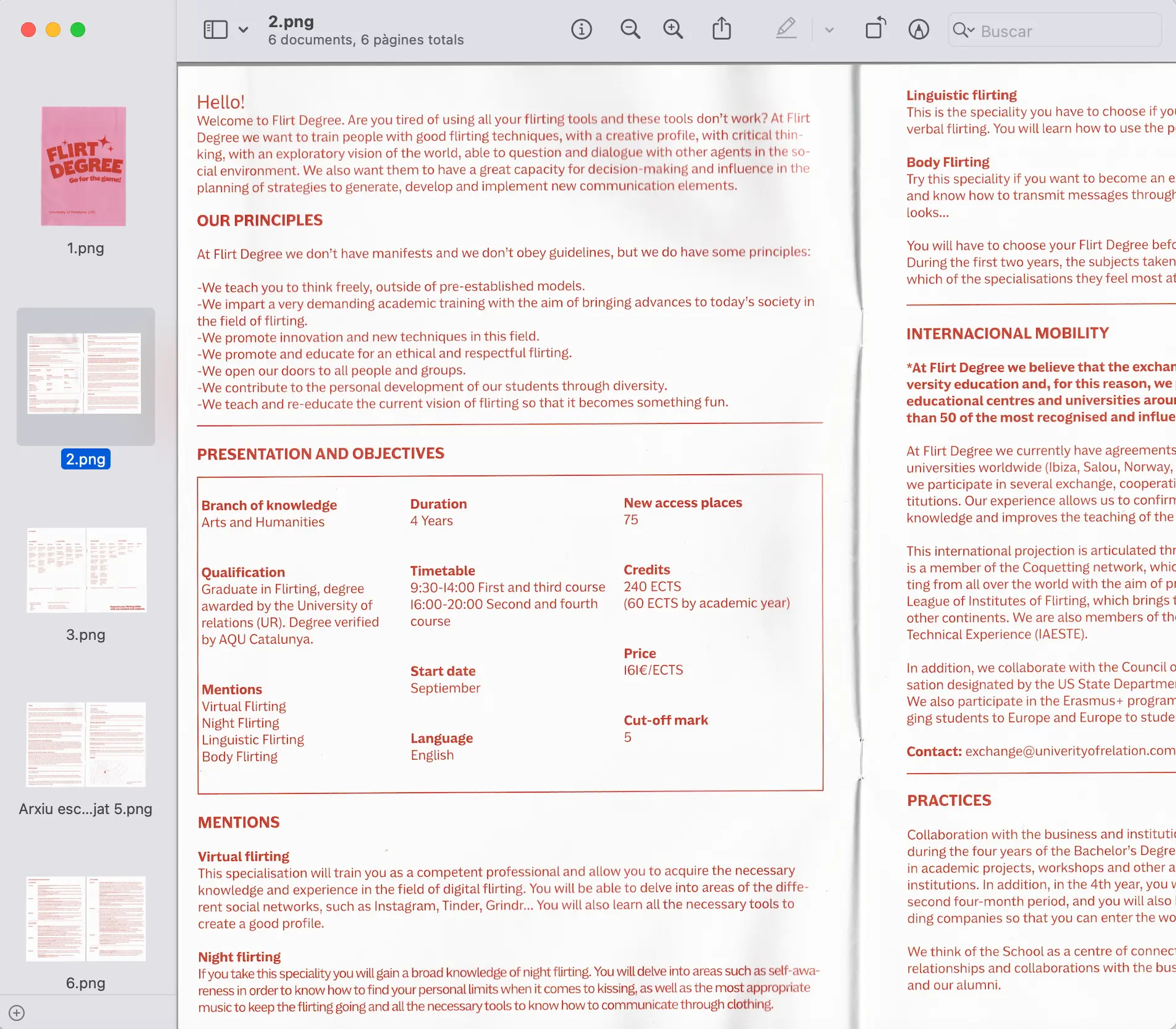 Documento rojo